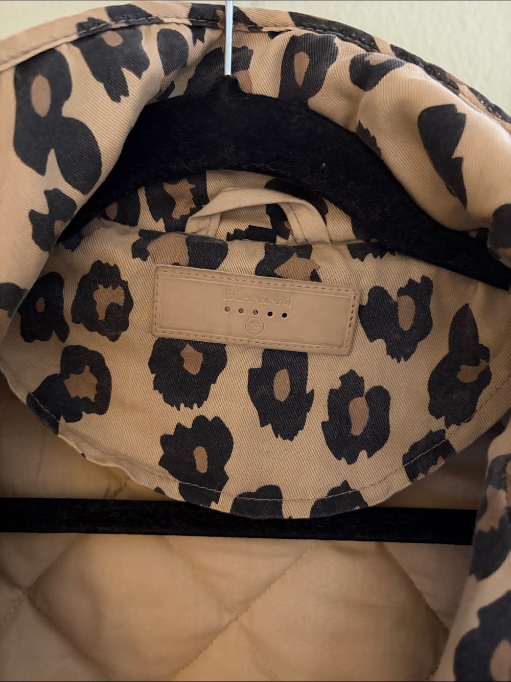 Blank NYC Leopard Print Puffer Jacket - Tan/Black - Picture 2 of 15
